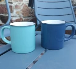 Mug Retro Bleu Canard - 250 Ml - AOC -Vente De Café 20160717 203829