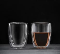 2 Verres Double Paroi 35 Cl Duplex - LES ARTISTES A PARIS -Vente De Café 35cl doublepar