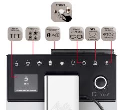 Melitta Caffeo CI-Touch Argent F630-101 Garantie 3 Ans -Vente De Café 3 melitta caffeo ci touch f630 101