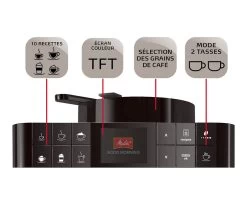 Melitta Caffeo Varianza CSP Inox F580-100 Garantie 3 Ans -Vente De Café 3 melitta caffeo varianza f580 100