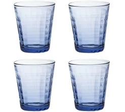 4 Verres Prisme Marine 27.5 Cl - Duralex