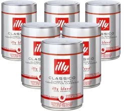 6x250g Café En Grain Espresso - ILLY