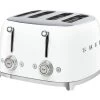 Toaster TSF03WHEU 4 Tranches Blanc - SMEG