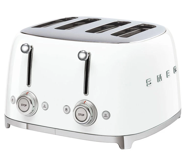 Toaster TSF03WHEU 4 Tranches Blanc - SMEG 1 Toaster TSF03WHEU 4 Tranches Blanc - SMEG