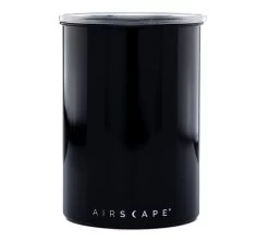 Boîte Conservatrice Inox Noir Brillant Avec Vide D'air 500g - Airscape