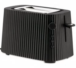 Set Petit-Déjeuner Gamme Plissé Noir ALESSI -Vente De Café alessi grille pain plisse noir1 1