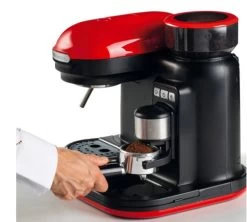 Machine Expresso Avec Broyeur ARIETE Moderna 1318 Rouge -Vente De Café ariete moderna rouge 2