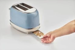 Grille-pain ARIETE Vintage Bleu 155 -Vente De Café ariete toaster due fette 155 celeste dettaglio02
