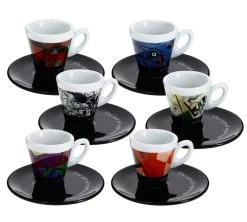 Tasses - ZICAFFE - Tasses Et Sous-tasses The Art Of Espresso 7 Cl -Vente De Café art tassespar6