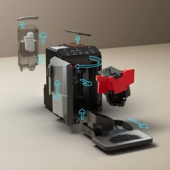SIEMENS EQ300 - TF305E04 Inox Et Titane Métallisé - Garantie 3 Ans -Vente De Café assemblage schema
