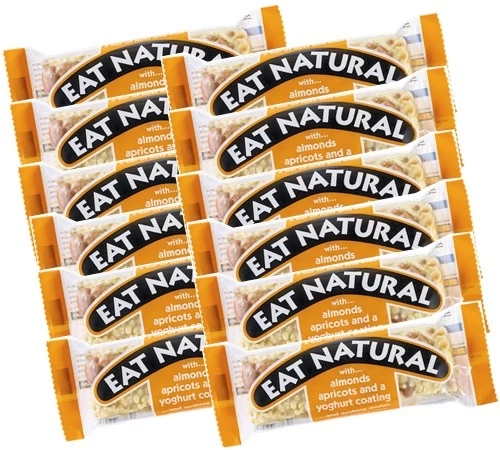 12 Barres Gourmandes Abricot, Amande Et Yaourt - Eat Natural 1 12 Barres Gourmandes Abricot, Amande Et Yaourt - Eat Natural