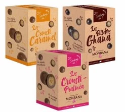 Pack Découverte - 3 Boîtes Distributrices De Crousti 135g - MONBANA