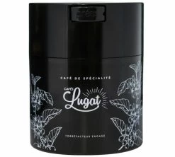 Boite Conservatrice Noire Avec Vide D'air 250g - Cafés Lugat