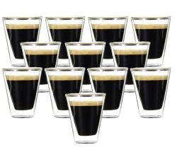 12 Verres Double Paroi Caffeino 8.5 Cl BORMIOLI ROCCO
