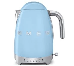 Bouilloire SMEG KLF04PBEU Bleu Azur - Température Réglable + Offre Cadeau