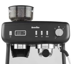 Machine Expresso Avec Moulin BREVILLE Barista Max+ VCF152X Noire -Vente De Café breville baristamaxplus 5