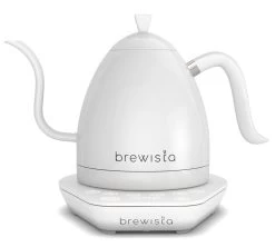 Bouilloire Col De Cygne Artisan Gooseneck Blanche 1L - Brewista