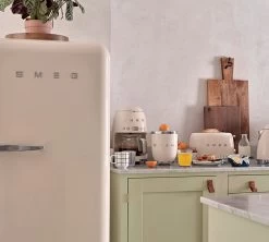 Set Petit-Déjeuner (Toaster - Cafetière Filtre - Presse Agrumes - Bouilloire) Crème - SMEG -Vente De Café c 1