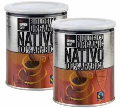 2x250 G Café En Grain Bio Nativo 100% Arabica - Goppion Caffè