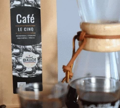 800g Café En Grain Bio Le Cinq MOF - LaGrange -Vente De Café cafeengrainlagrangelecinq800gvincentballotmof 1