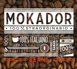 1kg Café En Grain 100% Straordinario Gran Miscela - MOKADOR -Vente De Café cafeengrainmokadorcastellarimarque