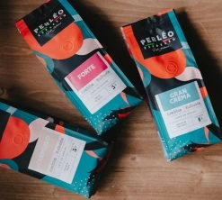 1kg Café En Grain Forte - PERLÉO ESPRESSO -Vente De Café cafeengrainperleoespresso3cafes 3