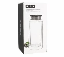 Carafe OGO Living Viktor Double Paroi Avec Couvercle Infuseur 650ml -Vente De Café carafe avec boite
