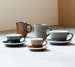 6 Tasses Espresso Et Sous-tasses Egg Black Loveramics - 8 Cl -Vente De Café collectiongunpow 1