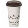 Mugs - DELONGHI - Mug Double Paroi Céramique 30cl -The Globetrotter
