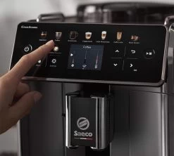 SAECO Gran Aroma SM6585/00 Métal Gris Garantie 3 Ans -Vente De Café ecran expresso broyeur saeco gran aroma sm6585