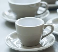 6 Tasses Cappuccino Et Sous-tasses Egg 20 Cl Denim - Loveramics -Vente De Café egg 10