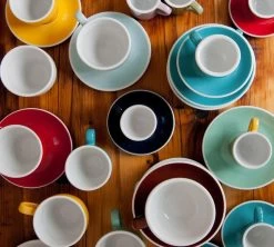 6 Tasses Cappuccino Et Sous-tasses Egg 20 Cl Gunpowder- Loveramics -Vente De Café egg collection 12