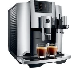 JURA E8 Chrome EB Smart Connect Offert Garantie 3 Ans -Vente De Café expresso broyeur jura e8 chrome lateral