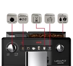 MELITTA Latticia F300-100 One Touch Garantie 3 Ans -Vente De Café expresso broyeur melitta latticia compactee