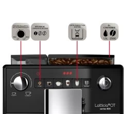 MELITTA Latticia F300-100 One Touch Garantie 3 Ans -Vente De Café expresso broyeur melitta latticia silencieuse