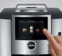 JURA S8 Chrome Smart Connect Inclus Garantie 3 Ans -Vente De Café expresso broyeur s8 chrome ecran