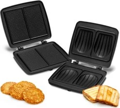 Gaufriers Frifri Multex WA102 Noir + Gaufrettes + Croquemonsieurs -Vente De Café gaufrier frifri wa102 3