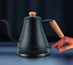 Bouilloire électrique BODUM à Long Bec Gooseneck Noir Mat 0.8L -Vente De Café gooseneck noir2