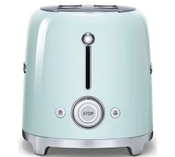 Grille-pain TSF02PGEU 4 Tranches Vert D'eau - SMEG -Vente De Café gp cotevertdeau