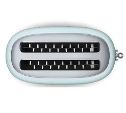 Grille-pain TSF02PGEU 4 Tranches Vert D'eau - SMEG -Vente De Café gp fente vertdeau