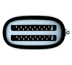 Grille-pain TSF02BLEU 4 Tranches Noir - SMEG -Vente De Café gp noir dessus