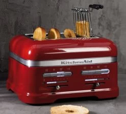 Toaster KitchenAid 5KMT4205ECA Artisan Rouge Pomme D'Amour - 4 Fentes -Vente De Café gp rouge 4f