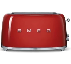 Grille-pain TSF02RDEU 4 Tranches Rouge - SMEG
