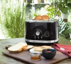 Toaster KitchenAid 5KMT2116EER Noir Onyx 2 Fentes -Vente De Café gpamb noir