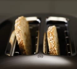 Toaster KitchenAid 5KMT2116EER Noir Onyx 2 Fentes -Vente De Café gpnoir tranch kitch