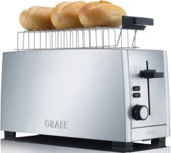 Grille Pain 2 Fentes Larges Inox - Graef TO100EU -Vente De Café graef to100 5