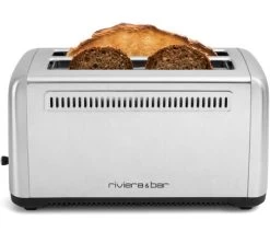 Grille Pain GP540A Inox 2 Fentes Extra Longues - Riviera Et Bar -Vente De Café grille pain riviera et bar gp540a 3