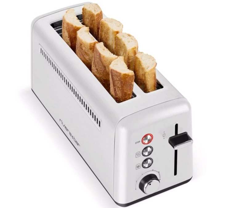 Grille Pain QGP480 Inox 2 Fentes - Riviera-et-Bar 2 Grille Pain QGP480 Inox 2 Fentes - Riviera-et-Bar – Image 2