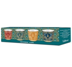 4 Tasses Déco Glamour - 33 Cl - BIALETTI -Vente De Café image secondaire tasses