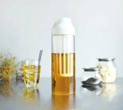 Carafe KINTO Capsule Blanche 1L Pour Infusions à Froid -Vente De Café kinto capsule 3